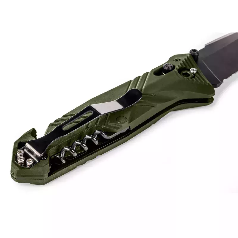 Couteau de Poche C.A.C.® Serration PA6 Kaki - TB Outdoor