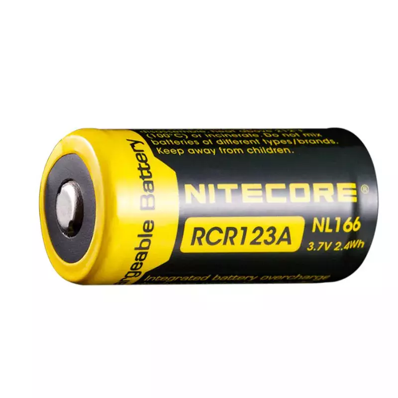 Batterie NL166 16340 650mAh 3.7V RCR123A