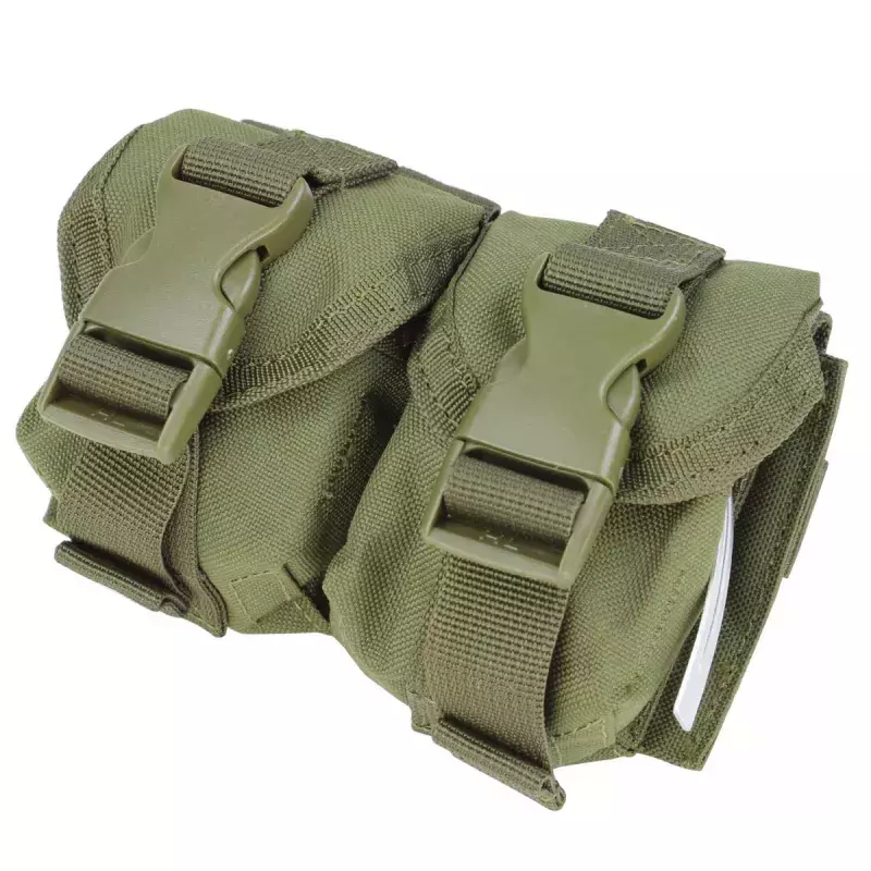 Condor MOLLE Cartella Porta Tessere Verde Oliva - Tasca In Nylon 1000D Con Portamappa E Clip Alice - 2
