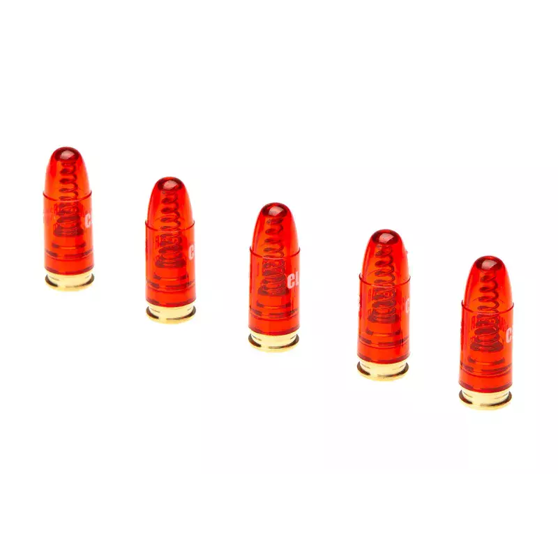 5 Cartouches de Manipulation inertes .9 x 19mm - Clawgear