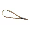 Sangle 1 Point Elastic Snap Hook Coyote - Clawgear