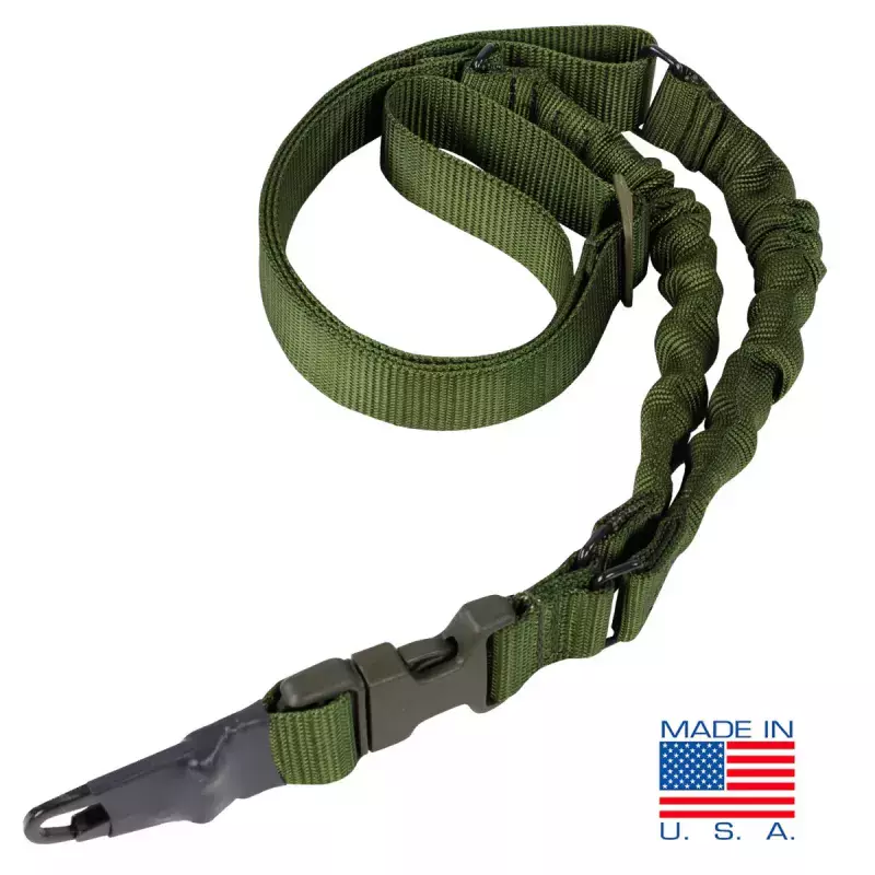 Sangle Double Bungee Adder 1 point Olive Drab