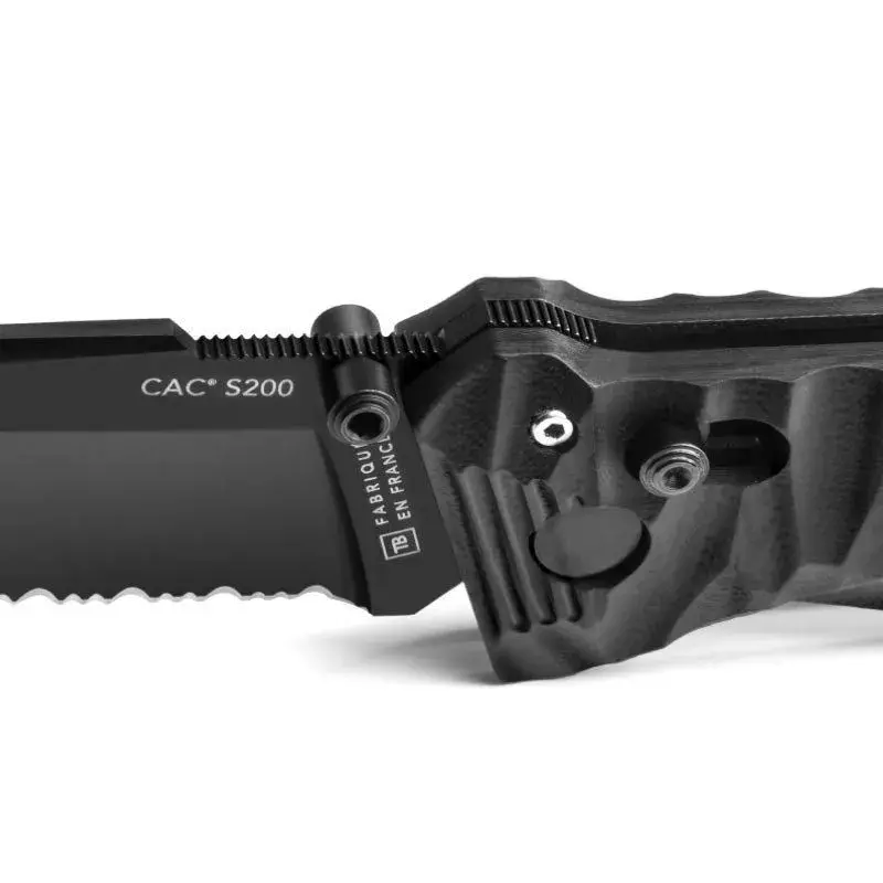 CAC S200 Serration G10 Toxifié Noir - TB Outdoor