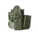 Holster Rigide LV2 Porte-Chargeur Intégré Glock 17/19/22/23/28/31/32/36 GEN 4 et 5 Droitier Olive Drab