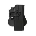 Holster Rigide LV2 Glock 20/21/28/30/37/38/41 Gen 4 Droitier Noir