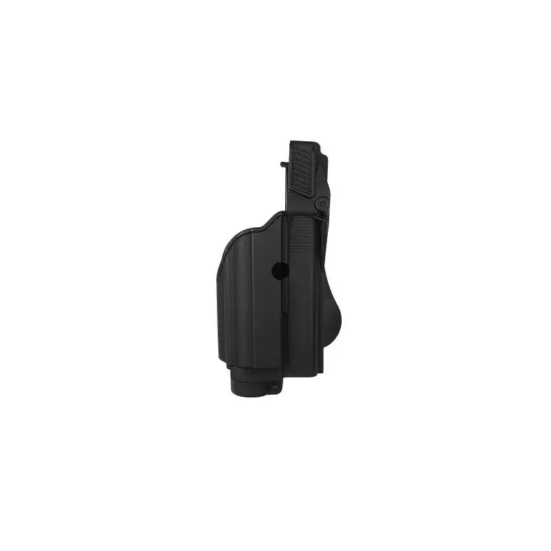 Holster Rigide LV2 Glock 17/19/22/23/25/31/32 Gen4/5 Et Sa Lampe Droitier Noir