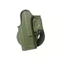 Holster Rigide LV1 GK1 Glock 17/19/19X/25/26/27/28/31/32/36/45  Gen4/5 Gaucher Olive Drab