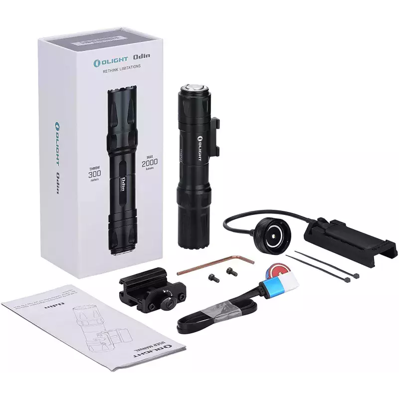 Lampe Tactique ODIN 2000 Lumens noire - Olight