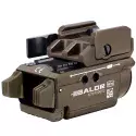 Lampe Tactique Tan Baldr Mini 600 Lumens + Laser Vert - Olight