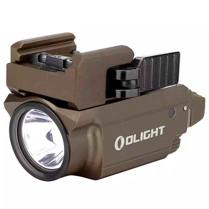 Lampe Tactique Tan Baldr Mini 600 Lumens + Laser Vert - Olight
