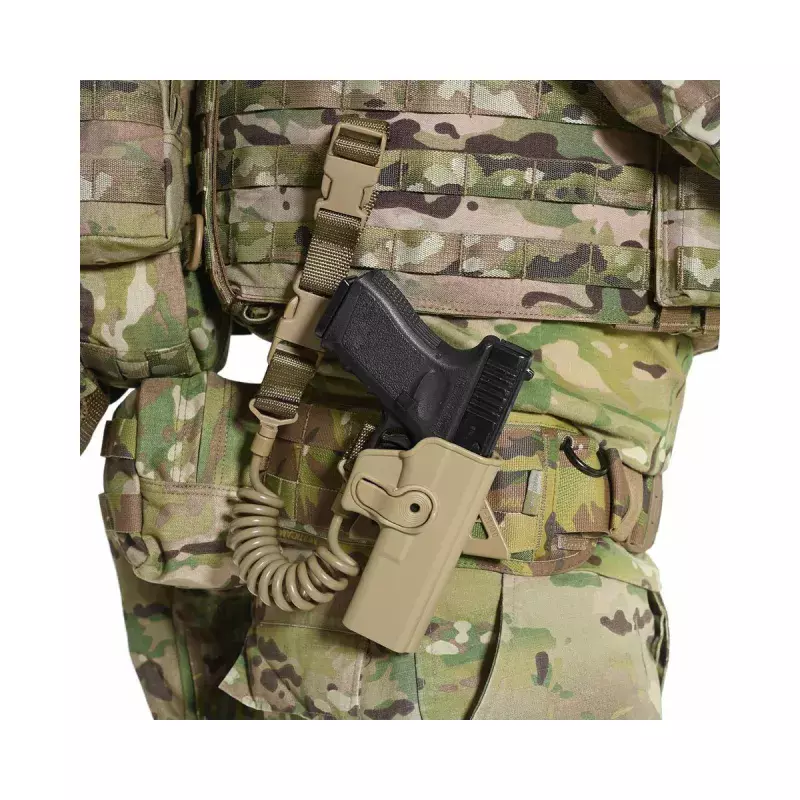 Pistol Lanyard Dragonne Coyote Tan - Warrior Assault Systems