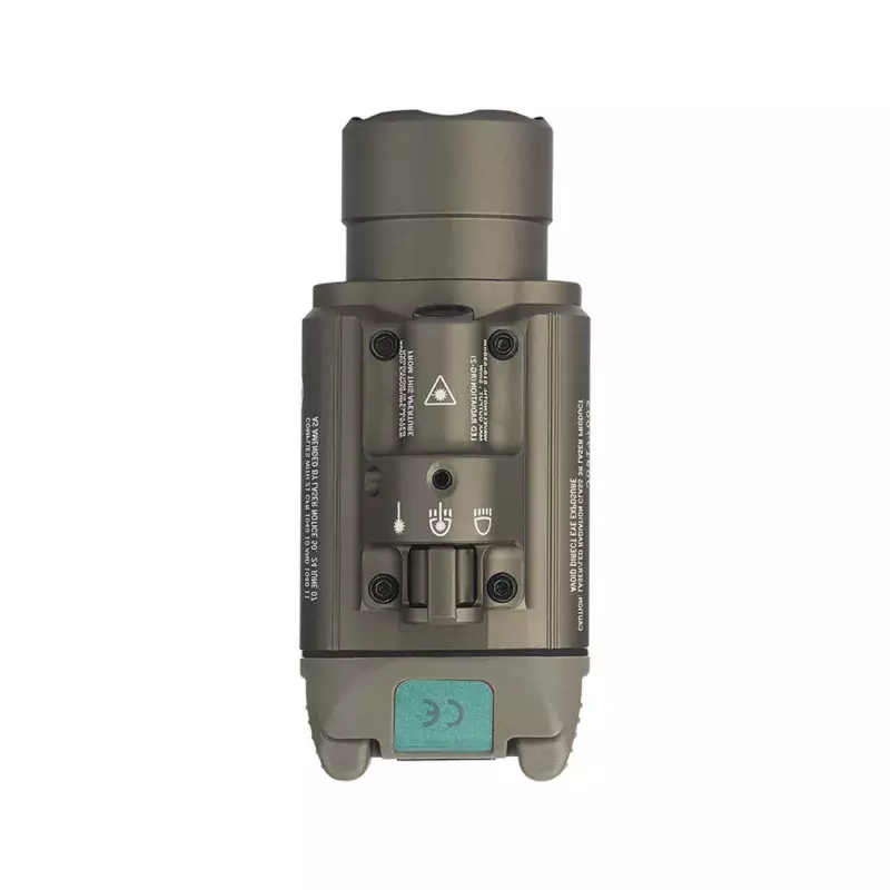 Lampe Tactique Baldr PRO Tan 1350 Lumens + Laser Vert - Olight