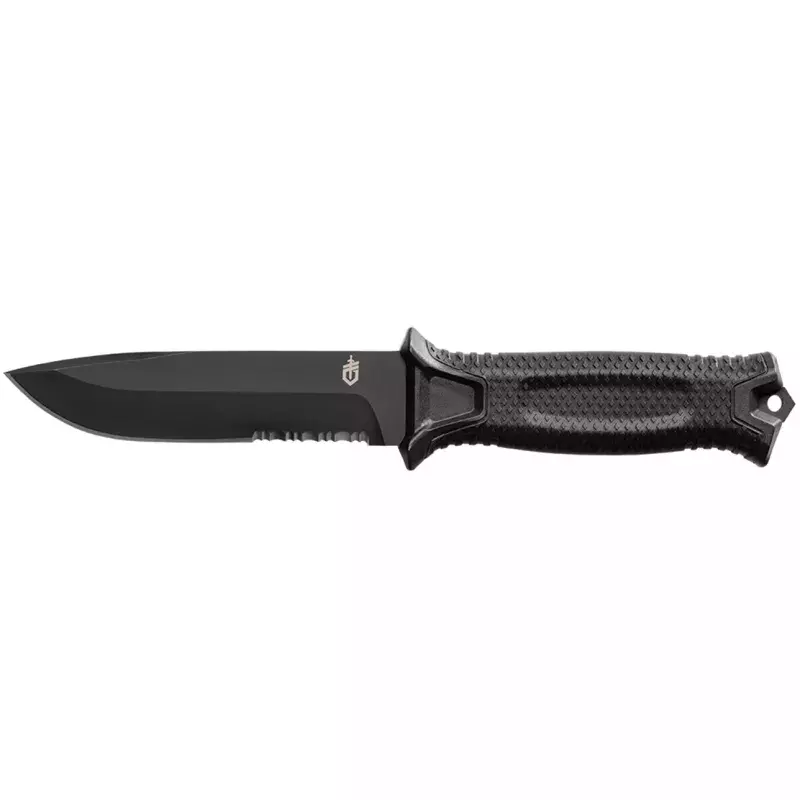 Couteau StrongArm Cranté Noir