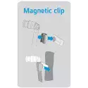 Clip Magnetique pour Tube