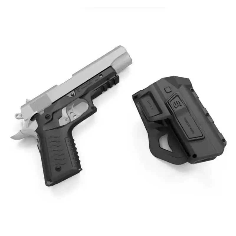 Set holster HC11 droitier + Grip & Rail CC3H Noir - Recover