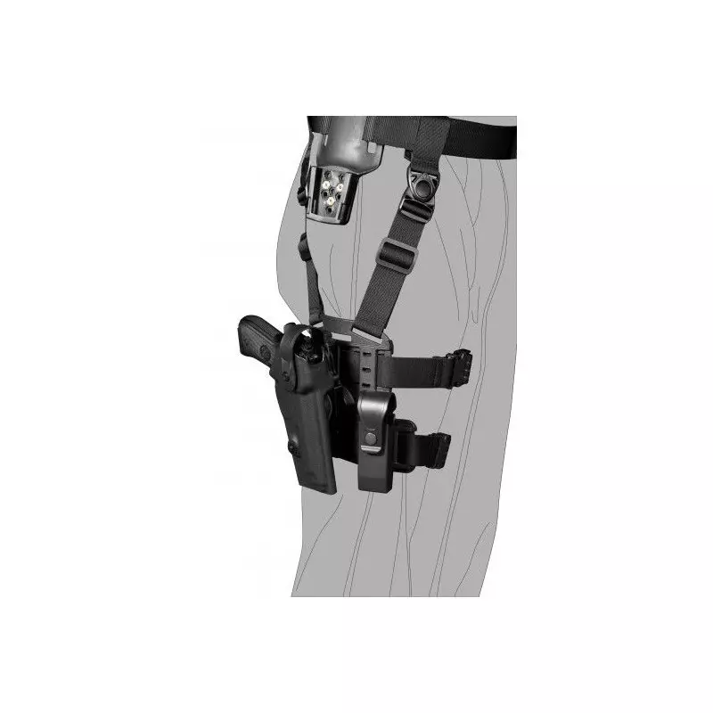 Interface de connexion et déconnection rotative 8k31 Noir Vega Holster