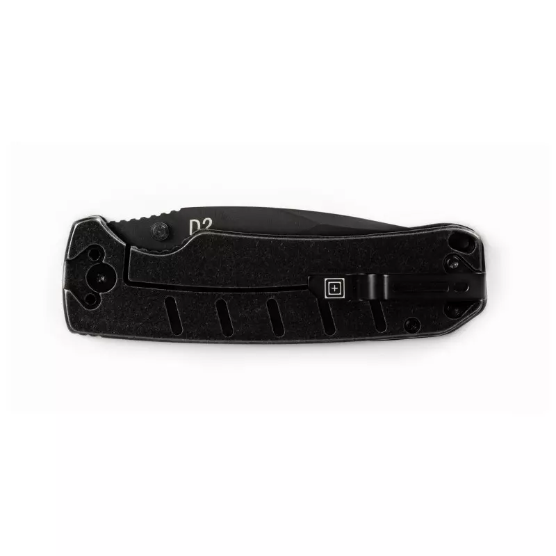 Lame pliante compacte Ryker DP Mini entièrement Noir - 5.11 Tactical