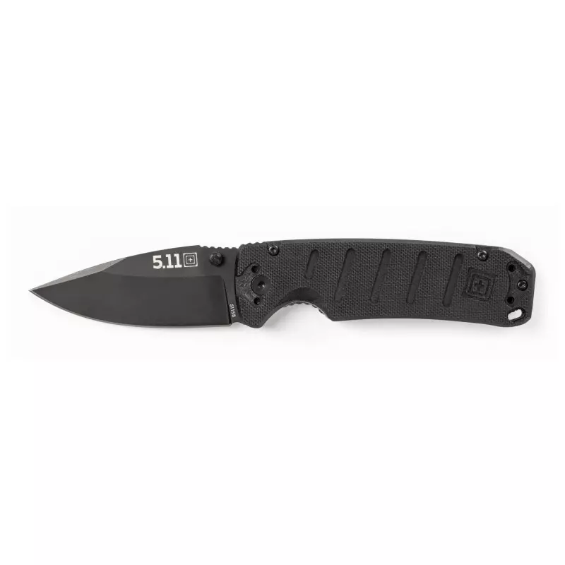 Lame pliante compacte Ryker DP Mini entièrement Noir - 5.11 Tactical