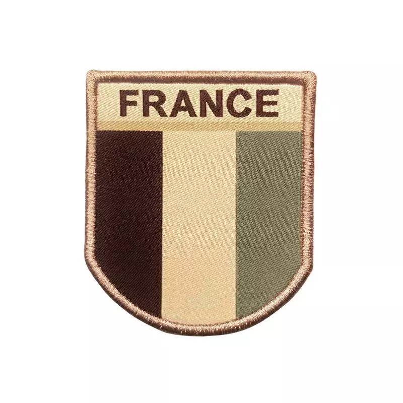 Ecusson de bras France coloris désert tan auto-agrippant A10 Equipment