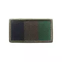 Patch velcro drapeau français vert basse visibilité brodé - A10 EQUIPMENT