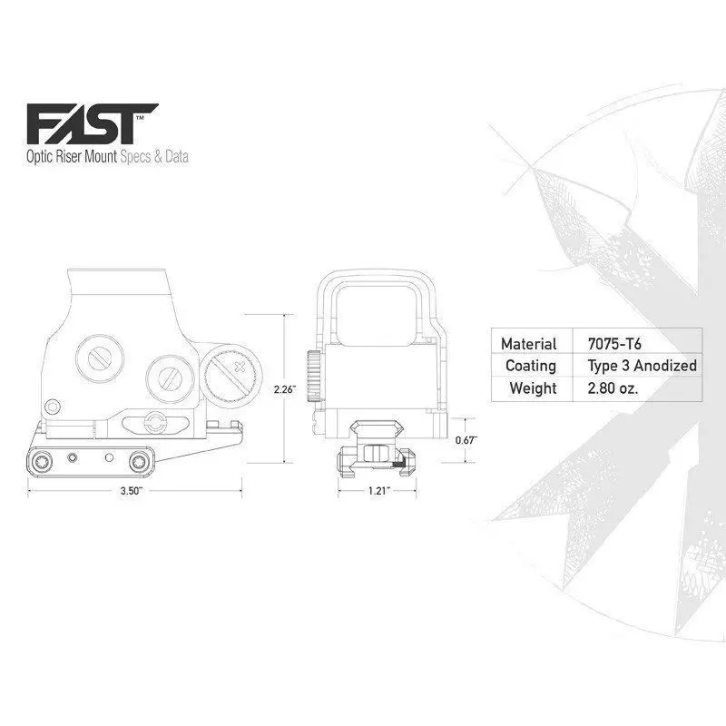 Élévateur d'optique FAST™ Riser - Unity