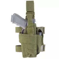 Kit Adaptateur De Holster Tactique – Plaque Mid-ride + QLS + Bande Molletière MOLLE – Pour Chasse Et Tir
