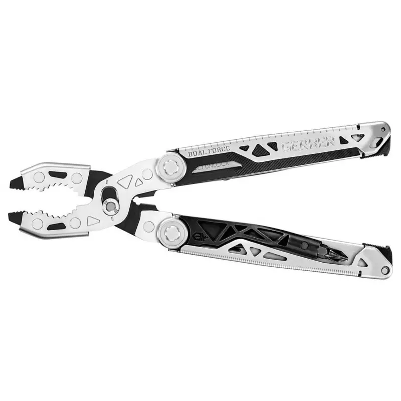 Pince Dual Force argent/noir 12 outils - Gerber