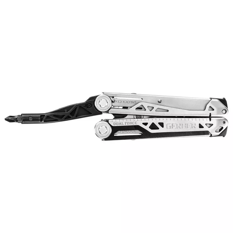 Pince Dual Force argent/noir 12 outils - Gerber