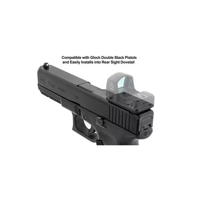 Montage RDM-20GL Super Slim pour Glock Rear Sight Dovetail