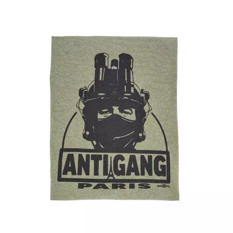 T-shirt antigang khaki - Amicale BRI Paris