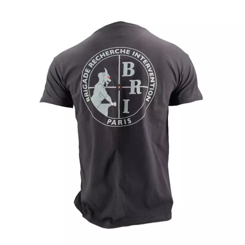 T-shirt BRI classique noir - Amicale BRI Paris