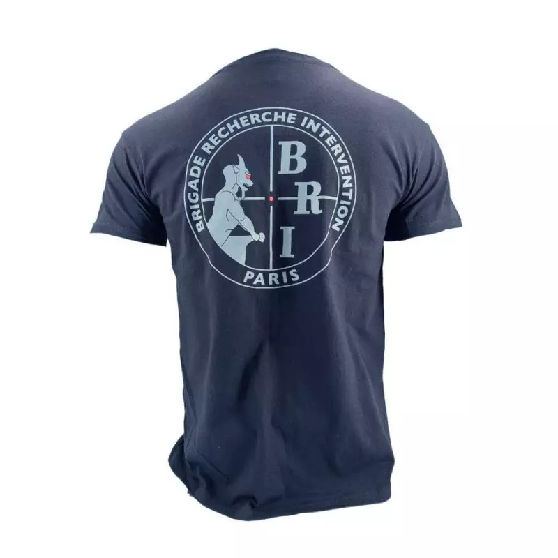 T-shirt BRI classique bleu marine - Amicale BRI Paris