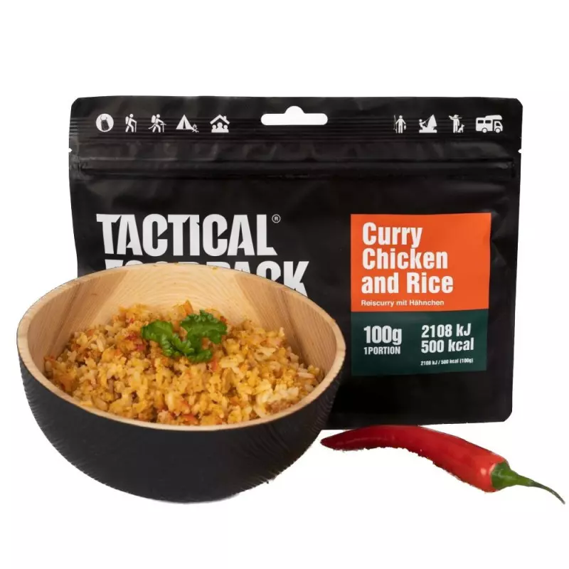 Poulet au Curry & Riz 500 Kcal