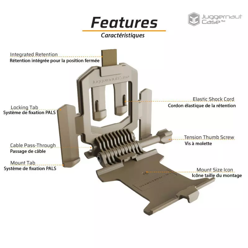 Support MOLLE/PALS Smartphone - Juggernaut.Case