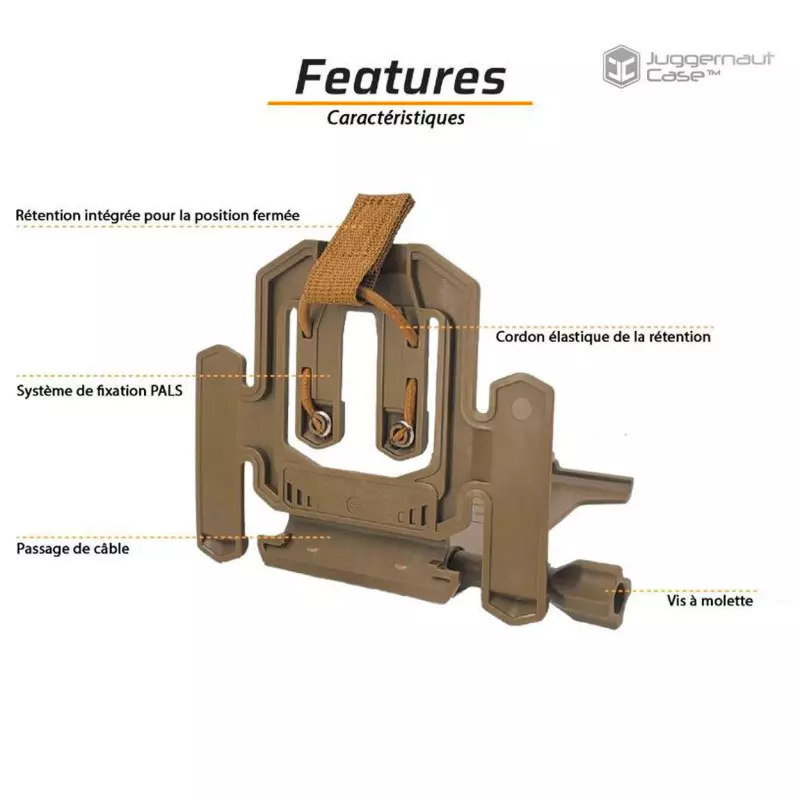 Support MOLLE/PALS Smartphone - Juggernaut.Case