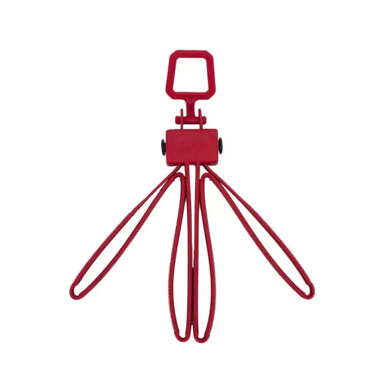 Menottes d'entrainement réutilisables TRI-FOLD rouges x10 - ASP