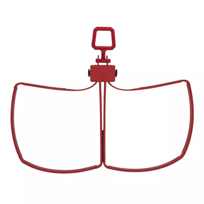 Menottes d'entrainement réutilisables TRI-FOLD rouges x10 - ASP