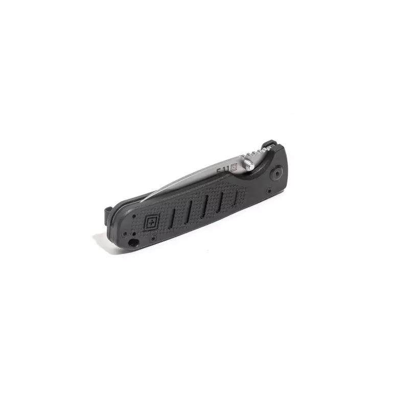 Couteau pliant manche texturé Iracus DP Mini Noir - 5.11 Tactical