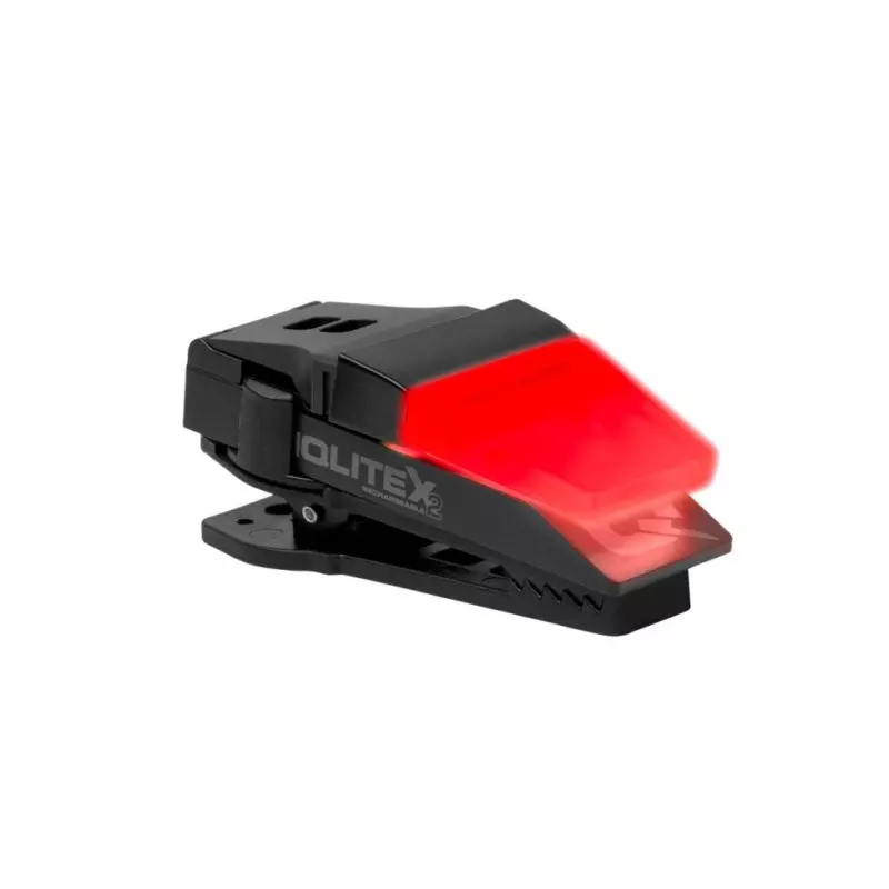 Lampe QX2 Tactical rechargeable rouge/blanc