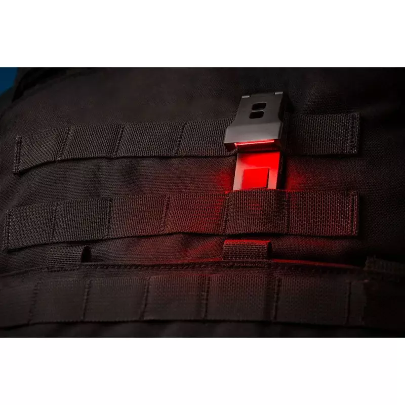 Lampe QX2 Tactical rechargeable rouge/blanc - Quiqlite