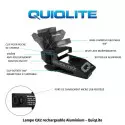 Lampe QX2 Tactical rechargeable rouge/blanc - Quiqlite