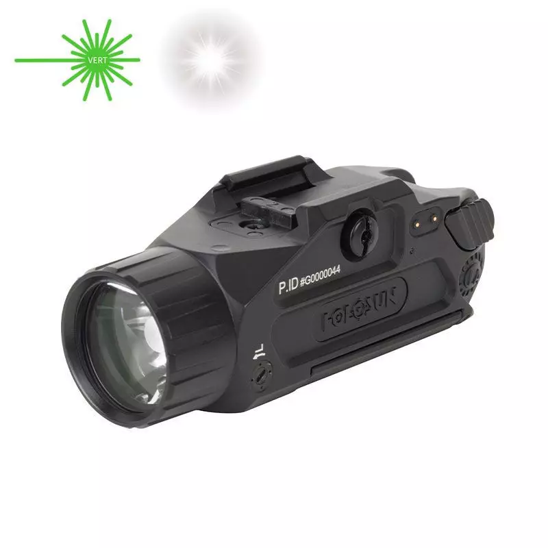 Lampe et laser Vert P.ID PLUS 1000 Lumens - Holosun