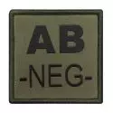 Patch groupe sanguin AB NEG pas cher pour militaires