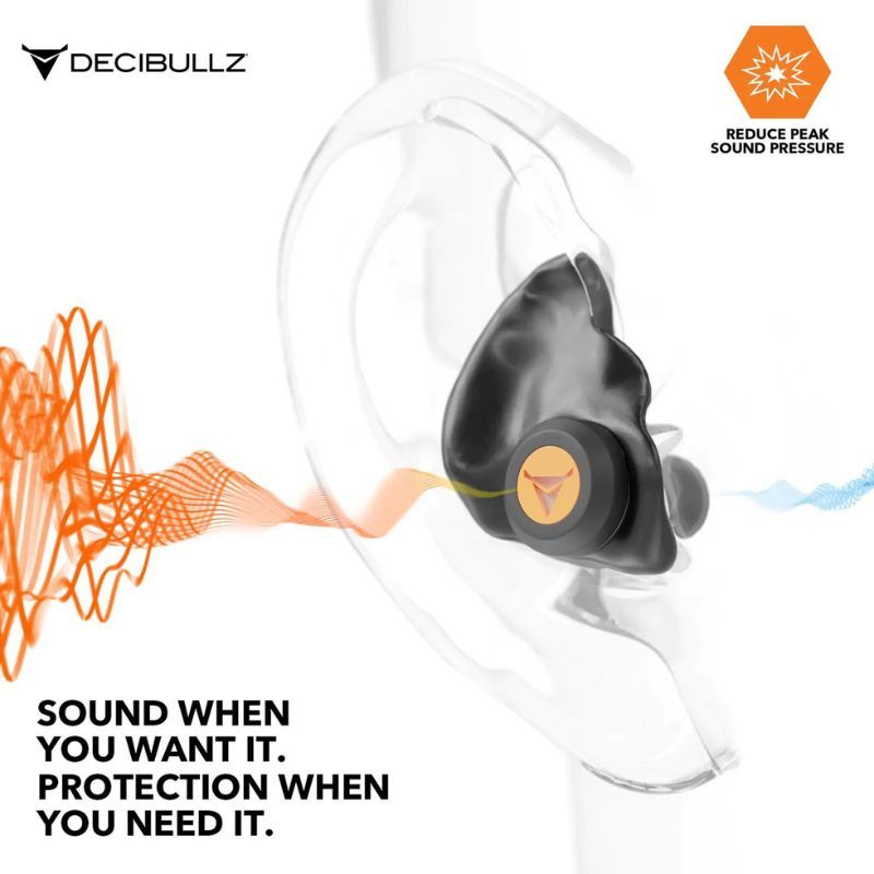 Protection auditive pour le tir à modeler Percussive Filter Decibullz