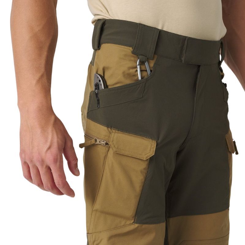 Pantalon de randonnée Hybrid Outback DURACANVAS® noir - Helikon-tex
