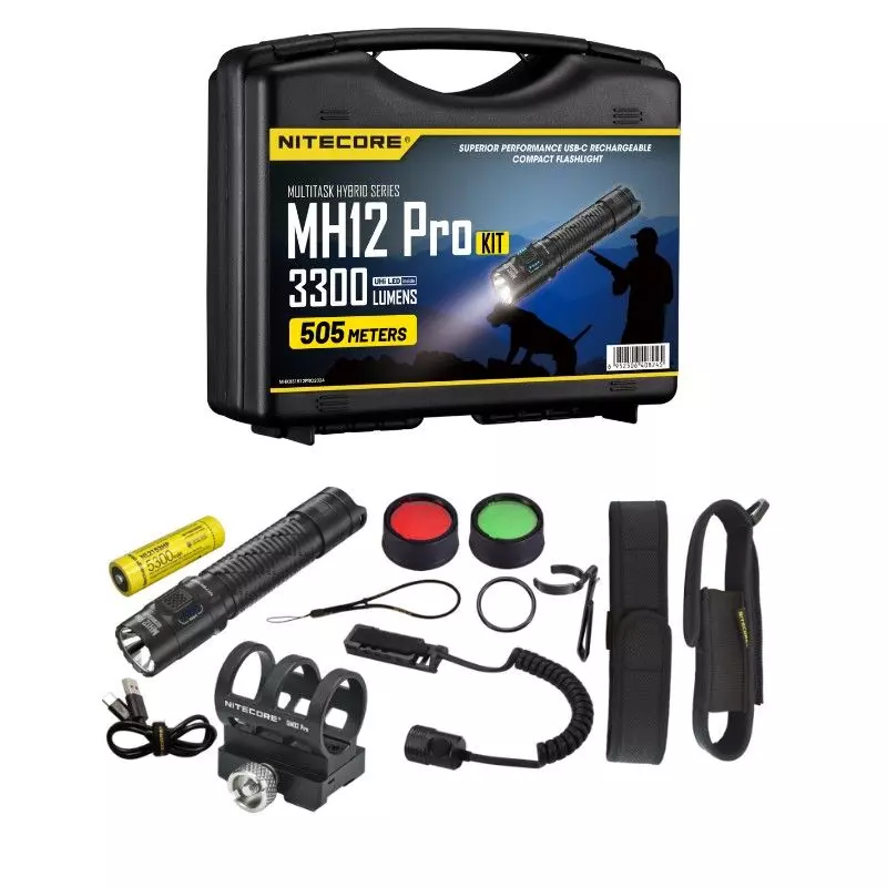 Kit Multitask Hybrid 12 PRO - 3300 Lumens - Nitecore
