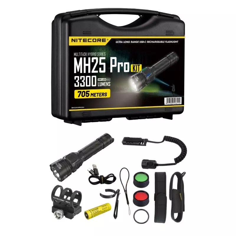 Kit Multitask Hybrid 25 PRO - 3300 lumens - Nitecore