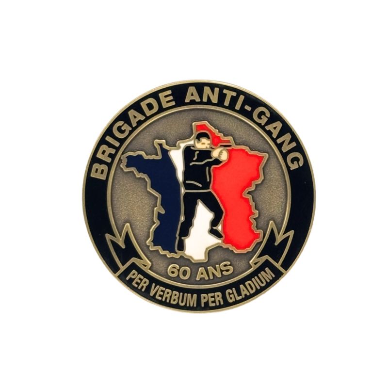 Coin Metal 60 ans BRI - Amicale de la BRI Paris