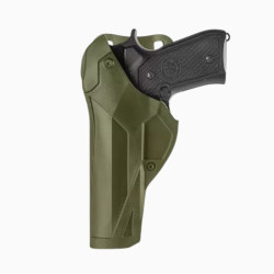 Holster Droitier Vega VKZ8 – Vert Olive, Pour Glock 17/18/19/22/23 Avec Lampe/laser