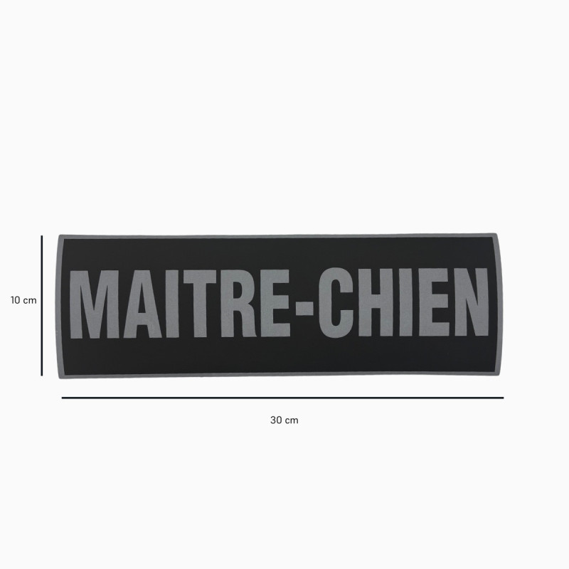Bandeau ID MAITRE-CHIEN Fond Noir - Patrol Equipement
